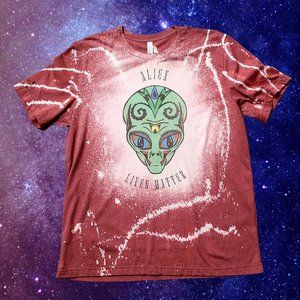 Three-Eyed Alien Sugar Skull Graphic Tee